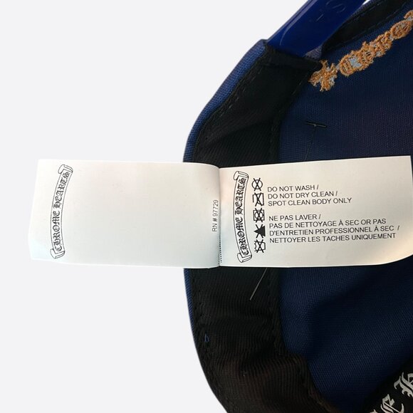 Chrome Hearts Blue & Orange CH Logo Hat - Picture 6 of 8